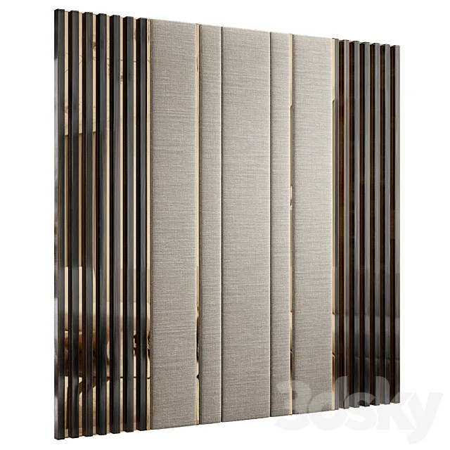 Headboard for interior №53 3D Model Headboard for interior №53 3D Model