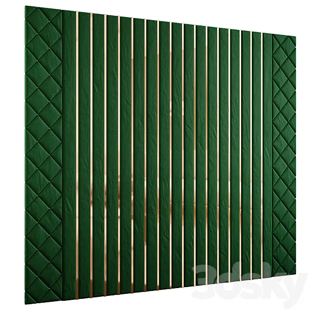 Headboard for interior №72 3D Model Headboard for interior №72 3D Model