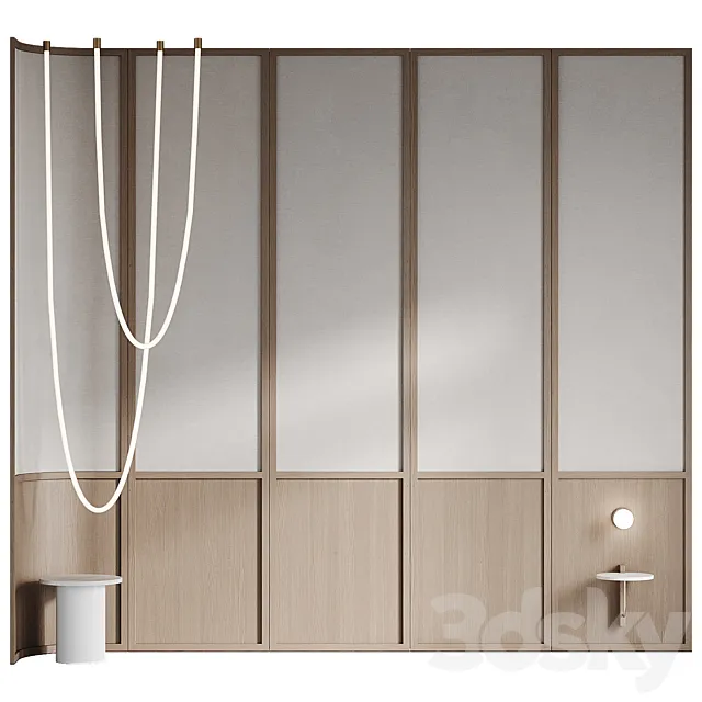 Headboard Kushi 3D Model