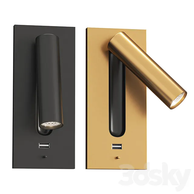 Headboard LED Wall Light 3D Model