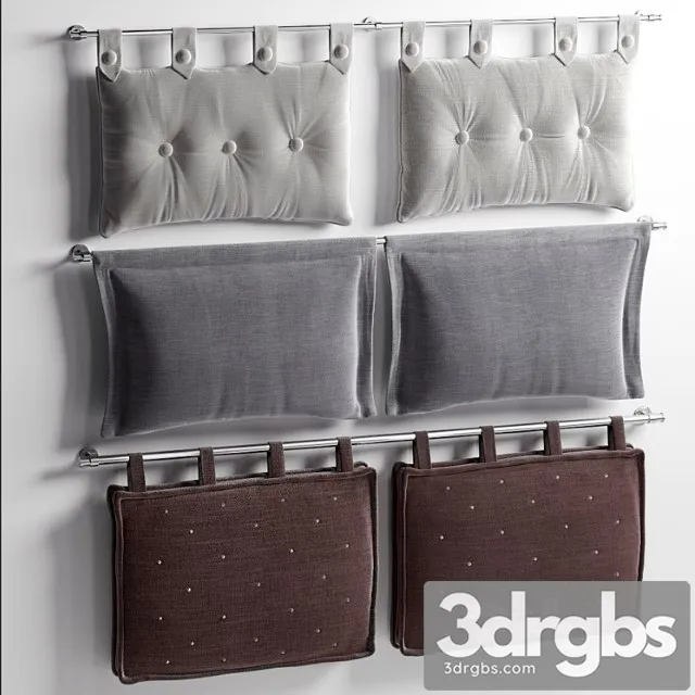 Headboard pillow 3D Model Download