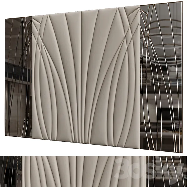 Headboard Premium PRO No. 40 3D Model