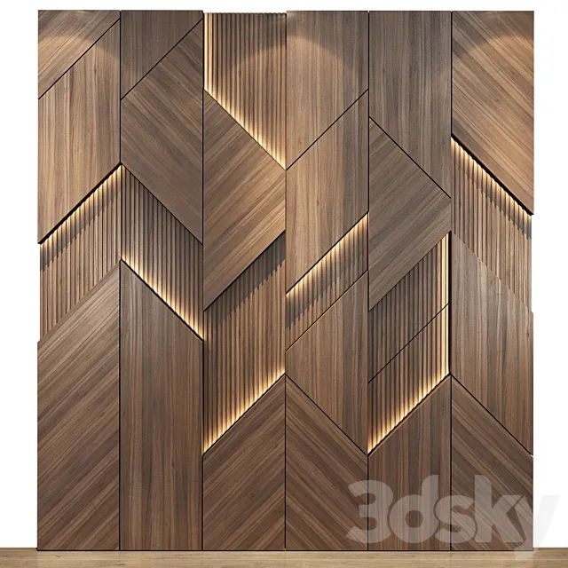 Headboard set 59 3D Model Headboard set 59 3D Model