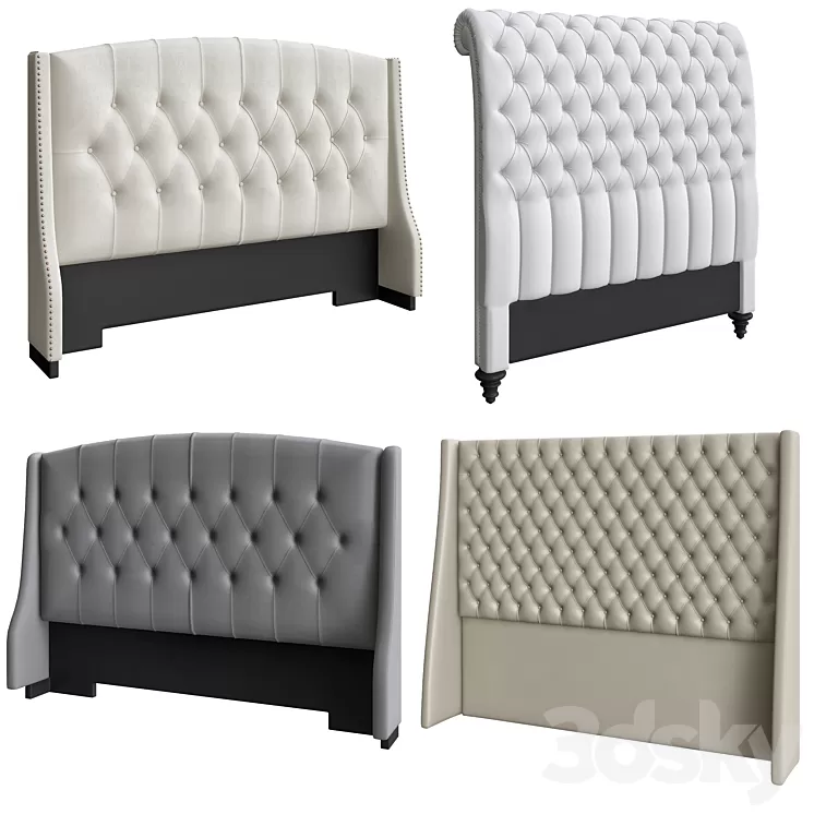 Headboards – Leisure Furnishings 3D Model Headboards – Leisure Furnishings 3D Model