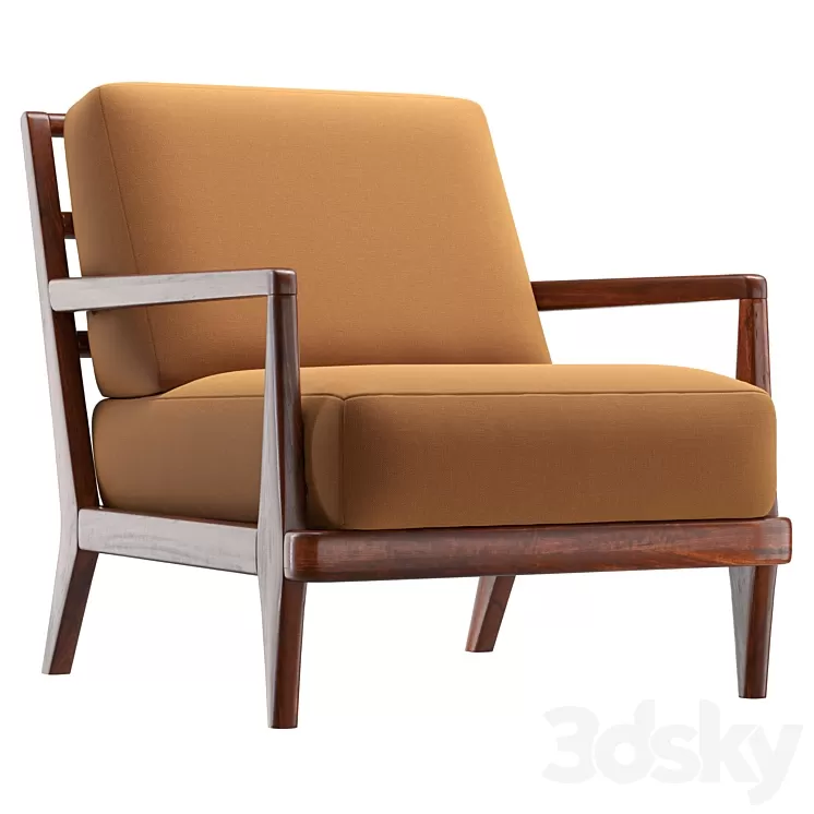 Headlands Lounge Chair 3D Model Free Download