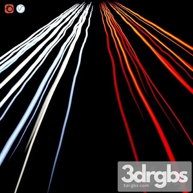 Headlight tracks 3D Model Download