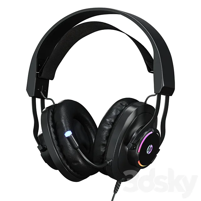 Headphones HP H360 3D Model