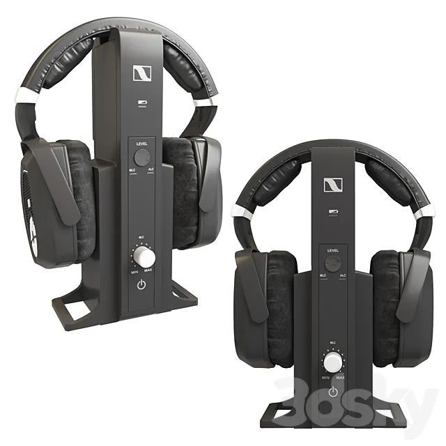 Headphones sennheiser rs 185 3D Model