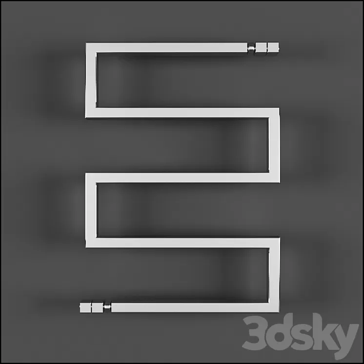 heated towel rail 3D Model heated towel rail 3D Model