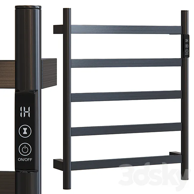 Heated towel rail – Amaia by TopTileBathrooms 3D Model