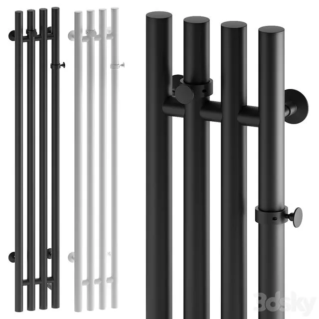 Heated towel rail EWRIKA Penelope V 120×15 3D Model Heated towel rail EWRIKA Penelope V 120×15 3D Model