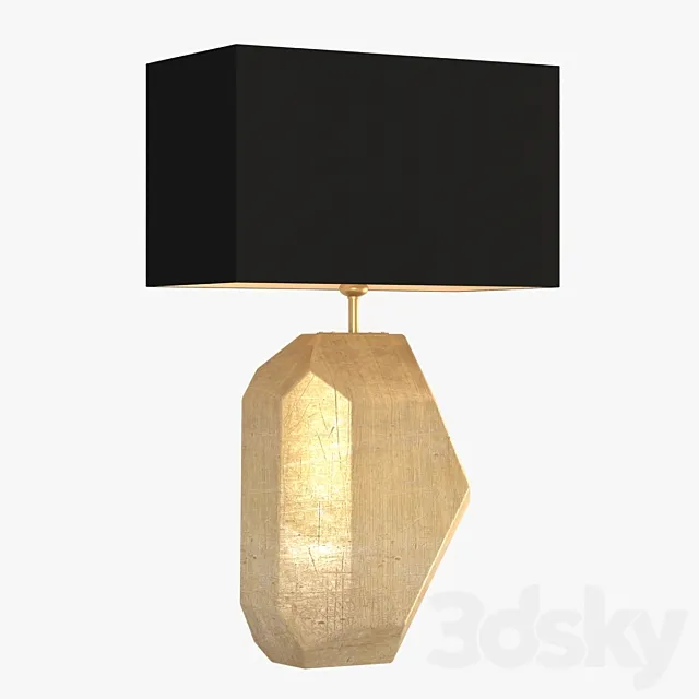 Heatfield – renwick gold leaf table lamp 3DModel Heatfield – renwick gold leaf table lamp 3DModel