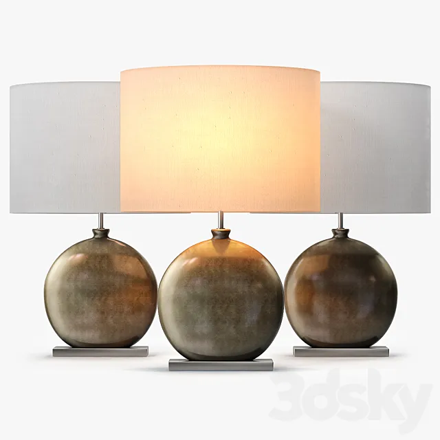 Heathfield & Co Valencia Table Lamp 3DModel