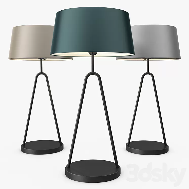 Heathfield – Coupole table lamp 3D Model Heathfield – Coupole table lamp 3D Model