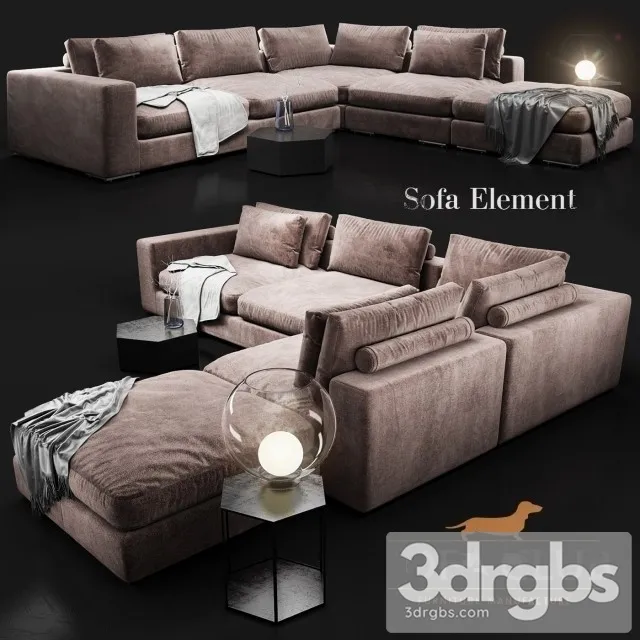 Heating Element Sofa Club 3D Model Download Heating Element Sofa Club 3D Model Download
