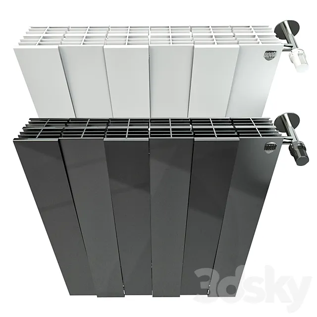 Heating Radiator Pianoforte 3D Model