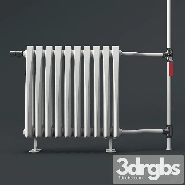 Heating Radiator Viadrus Style 3D Model Download