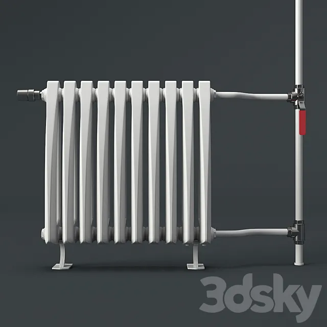 Heating radiator Viadrus_Style 3DModel