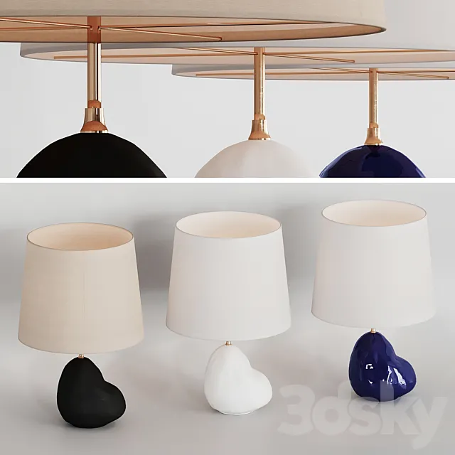 Hebe Lamp Base small 3DModel Hebe Lamp Base small 3DModel