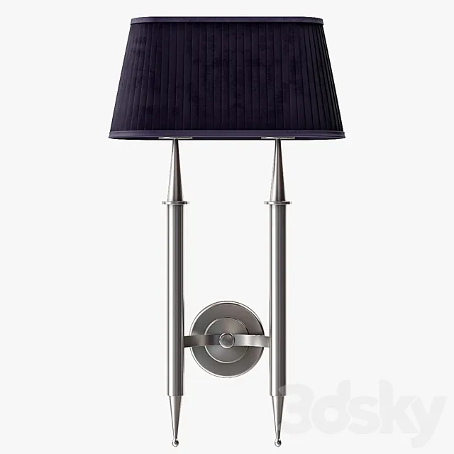 Hector Finch Robbie Wall Light Double 3DModel