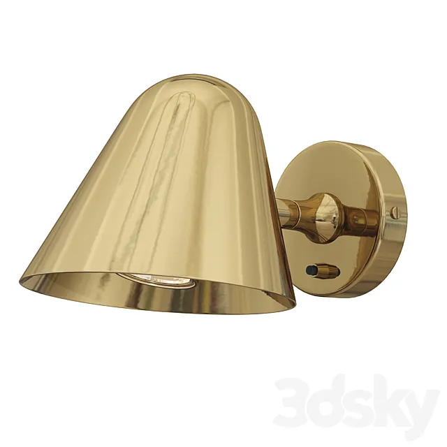 Hector Finch Zac Spot Light With Switch 3D Model Hector Finch Zac Spot Light With Switch 3D Model