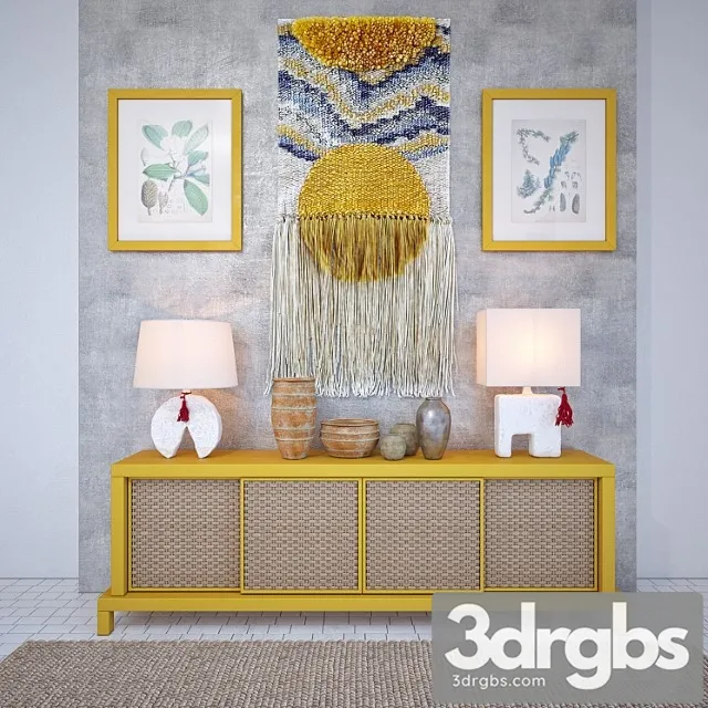 Heddle & needle tapestry set vol.2 2 3D Model Download