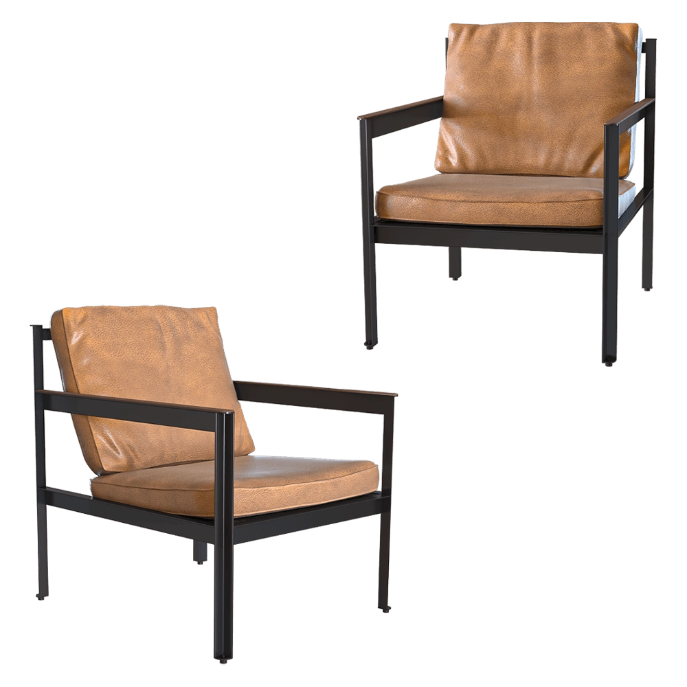 Heerenhuis Manufactuur – Armchair Cargo leather 3D Model