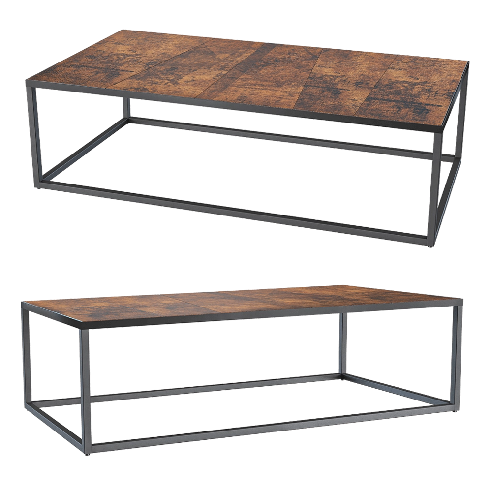 Heerenhuis Manufactuur – Coffee table Mesa leather 120 3D Model