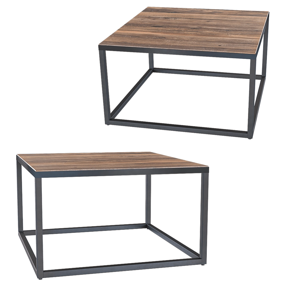 Heerenhuis Manufactuur – Сoffee table Mesa reclaimed wood 60 3D Model