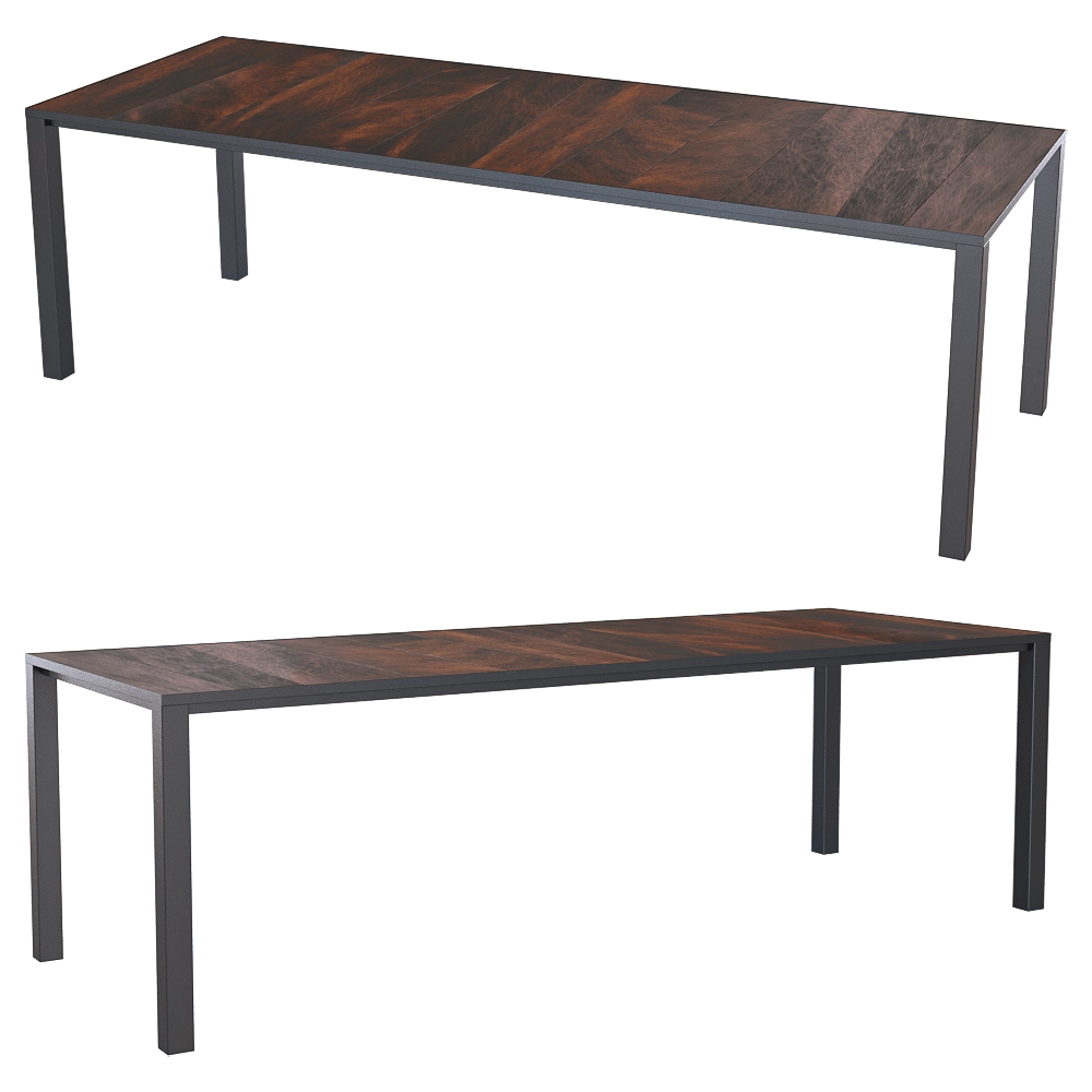 Heerenhuis Manufactuur – Table CTR leather 3D Model
