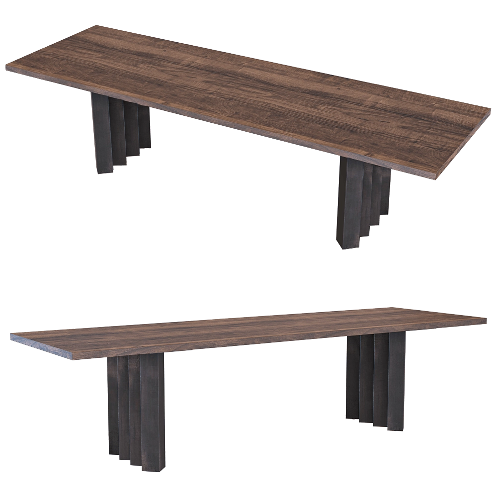 Heerenhuis Manufactuur – Table Repetto steel 3D Model
