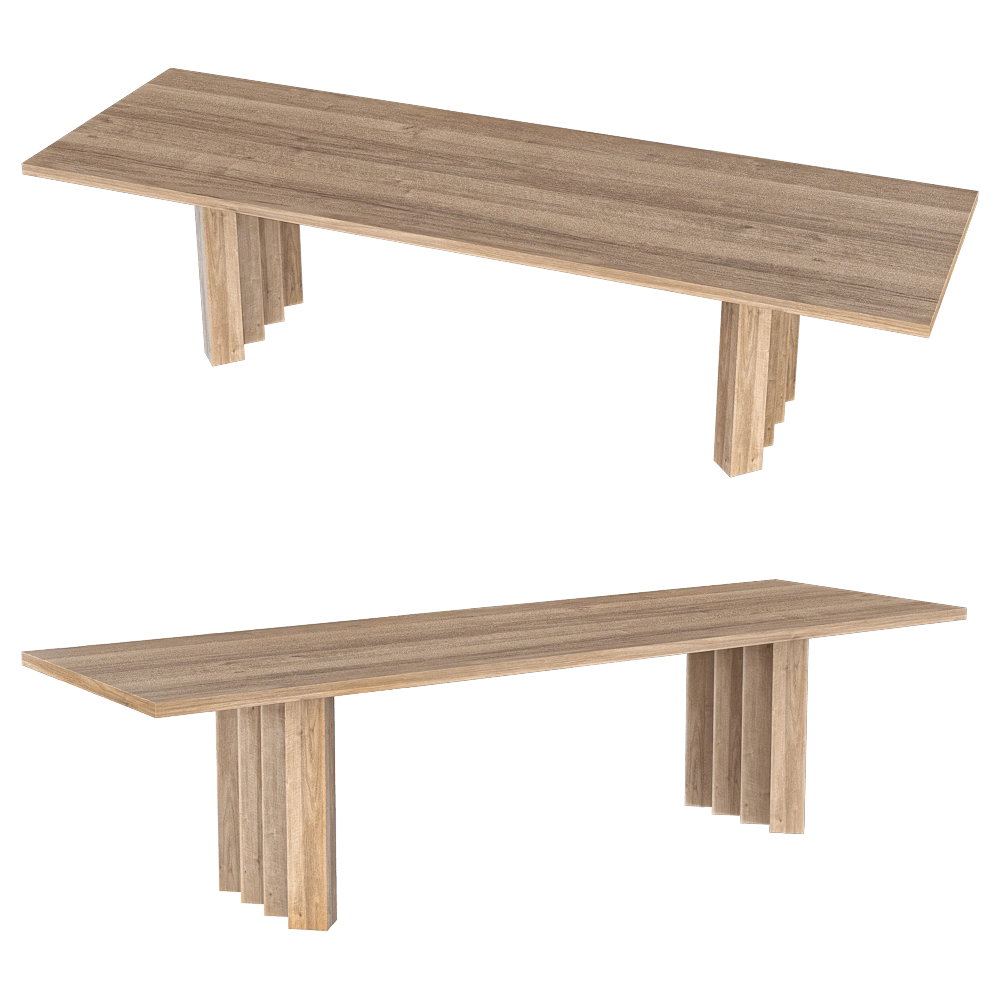 Heerenhuis Manufactuur – Table Repetto wood 3D Model