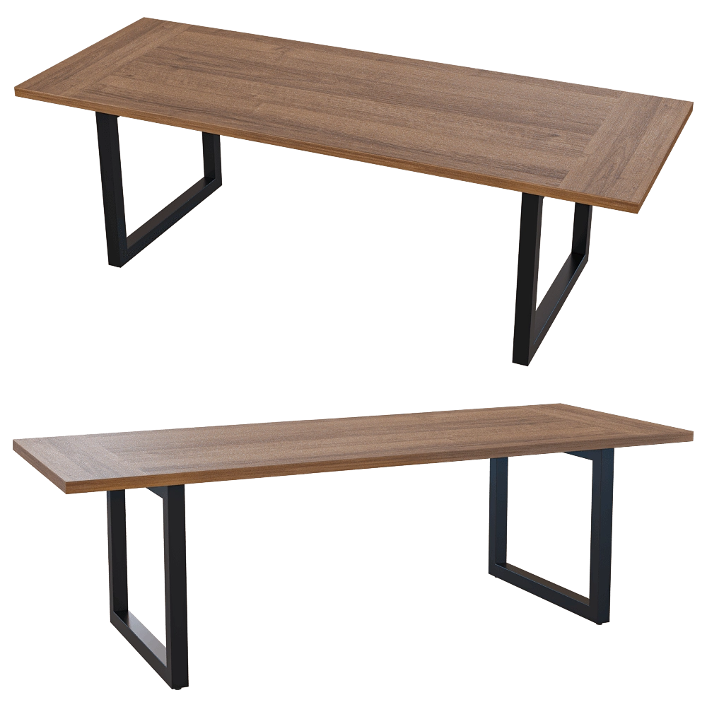 Heerenhuis Manufactuur – Table Tube Teak 3D Model