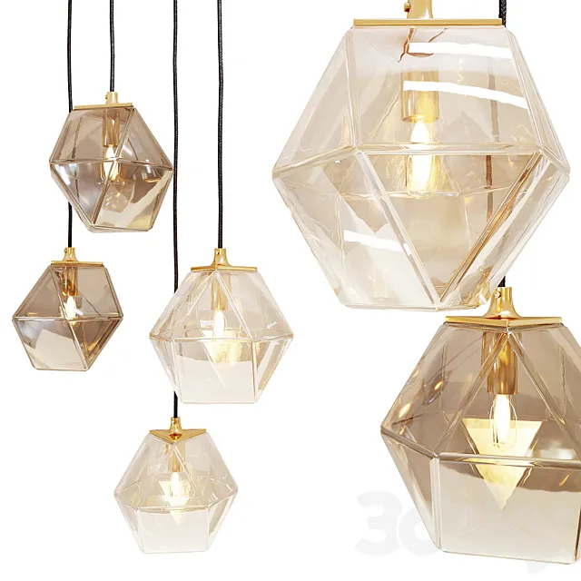 HELIOLITE hanging lamp 3D Model