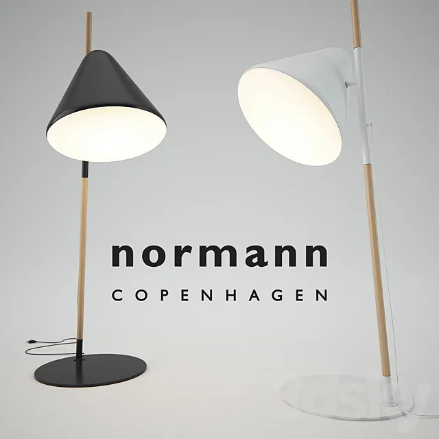 Hello Floor Lamp _ Normann Copenhagen 3D Model Hello Floor Lamp _ Normann Copenhagen 3D Model