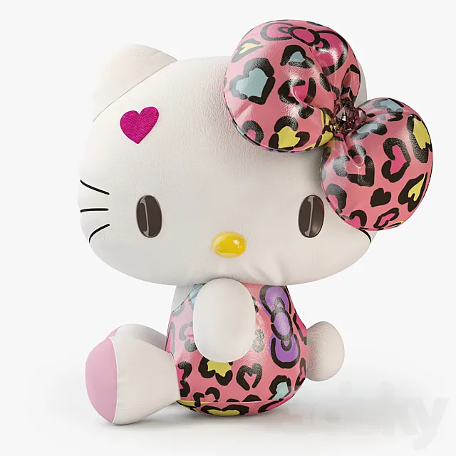Hello Kitty Toy 3D Model Hello Kitty Toy 3D Model