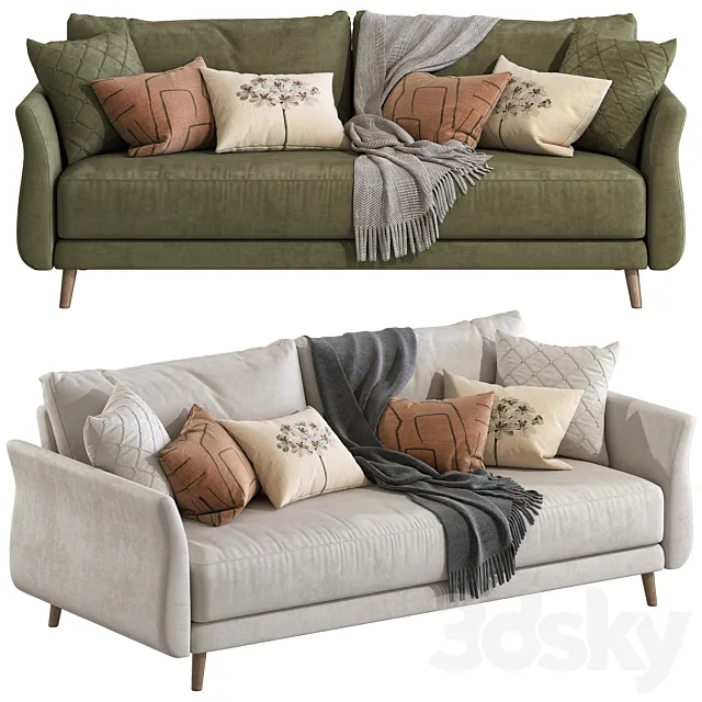 Helsinki sofa 3D Model Helsinki sofa 3D Model