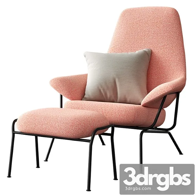 Hem hai chair 3D Model Download