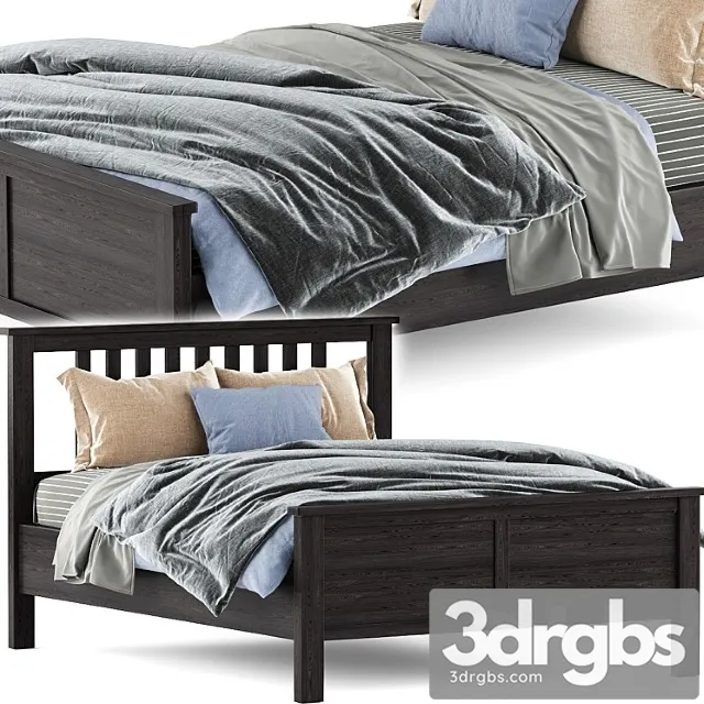 Hemnes bed ikea 2 3D Model Download