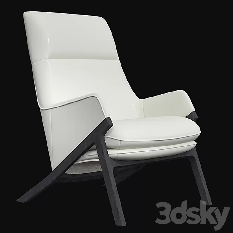 Henata Lounge Chair 3D Model Henata Lounge Chair 3D Model