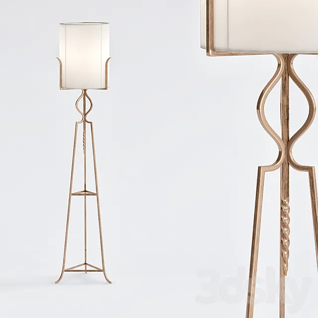 Hendrik Floor Lamp – Arteriors 3D Model Hendrik Floor Lamp – Arteriors 3D Model