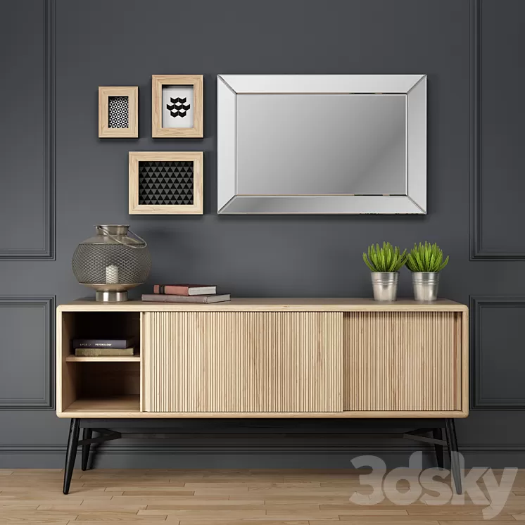 Hendrix Sideboard 2 3D Model