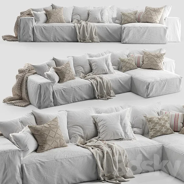 Hendrix sofa 3D Model