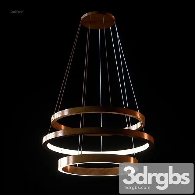 Henge Light Ring Horizontal 4 3D Model Download