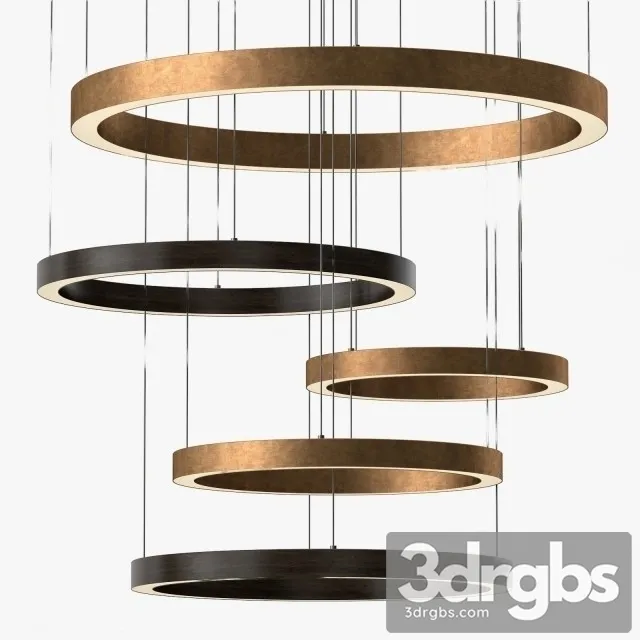 Henge Light Ring Horizontal Sospensiono 3D Model Download