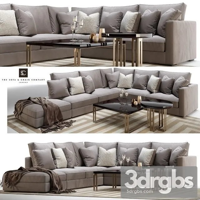 Henley Sofa 01 3D Model Download Henley Sofa 01 3D Model Download