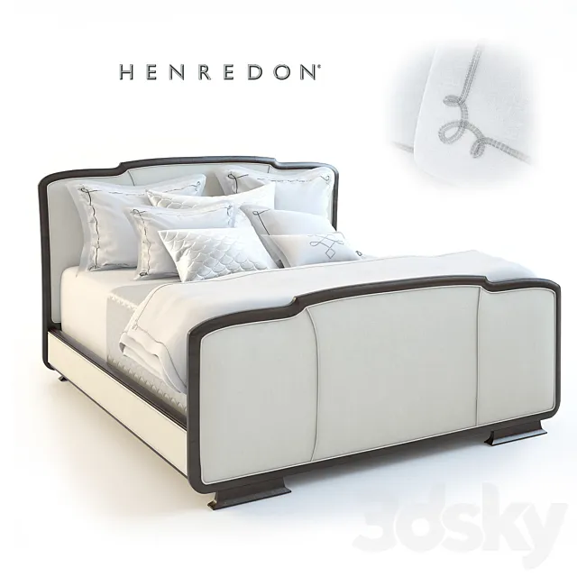 Henredon. Barbara Barry. “Reverie Bed” 3DModel