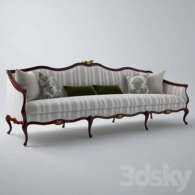 Henredon Brigitte Sofa 3D Model
