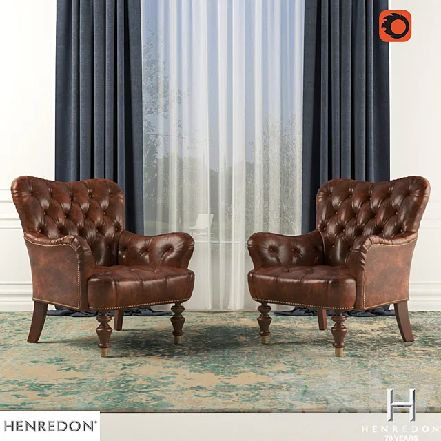 HENREDON – HAMANA CHAIR 3D Model