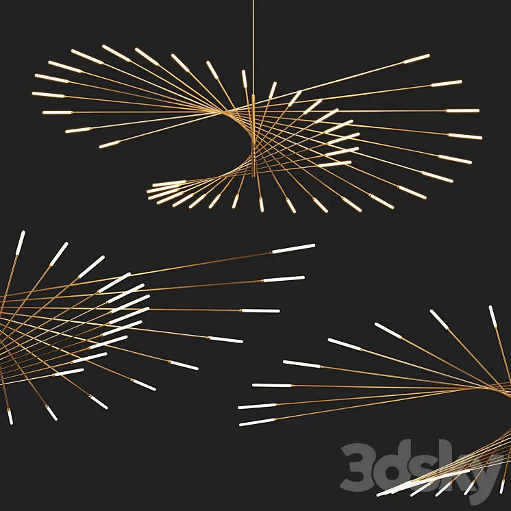 Henri Bursztyn _M101 PENDANT LAMP 3D Model Free Download